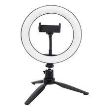 Ring Light Completo Led Suporte Celular Tripé Controle 20cm Foto mini 3