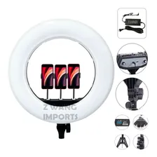 Ring Light Led Grande Iluminador 46cm 18 Polegadas + Tripé Foto mini 1