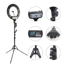 Ring Light Led Grande Iluminador 46cm 18 Polegadas + Tripé Foto mini 2