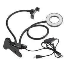 Ring Light + Suporte Celular Selfi Luminaria Abajur Youtuber Foto mini 1