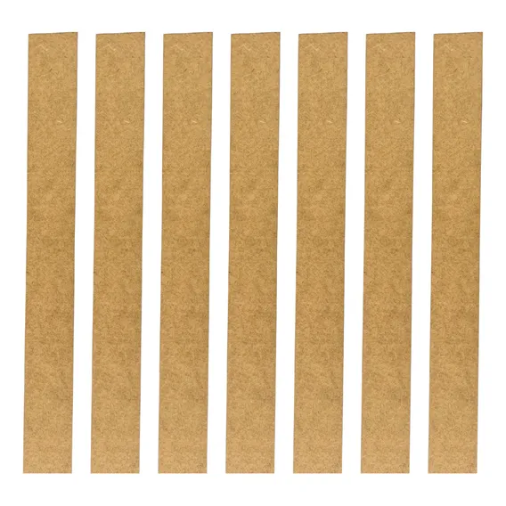 Ripa Mdf 3mm Kit 10 Un Cru Madeira Decoraçao 5x90cm Quarto Foto 1