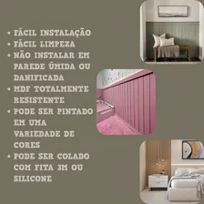 Ripa Mdf Shiplap Quarto Kit 40un Decoraçao Madeira 10x90cm Cor Cru Foto mini  2