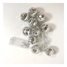 Rl De Led Com Mini Globos Espelhdos P/ Pendurr Decorr Foto mini  2