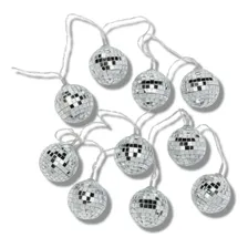 Rl De Led Com Mini Globos Espelhdos P/ Pendurr Decorr Foto  mini 1