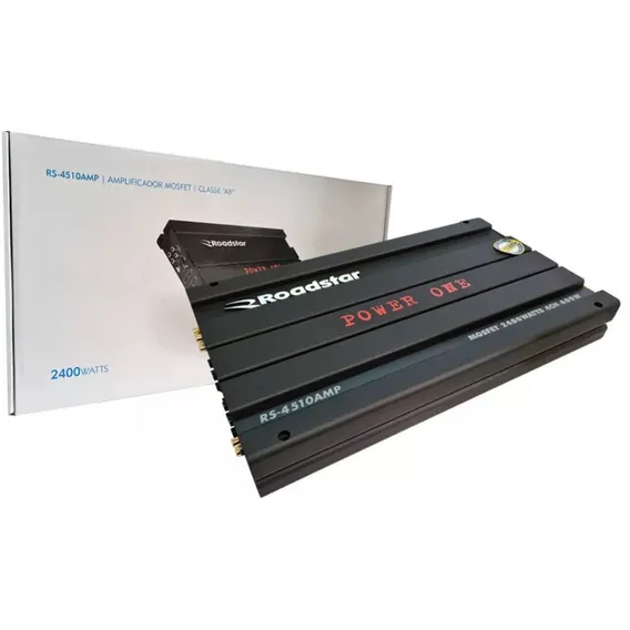 Roadstar Power One RS4510AMP 2400 WPreto Foto 1