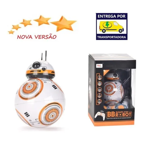 Rob么 Bb8 Robot Star Wars Com Controle Remoto Efeito Diversos Cor Amarelo Foto 1