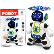 Rob么 Robot Boneco Eletr么nico Dan莽a Com Som E Luz Brinquedo Personagem Rob么 Coptero Foto mini 4