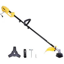 Roçadeira Elétrica 1200w Lâmina E Carretel Nylon Matsuyama Cor Amarelo 220V Foto mini  3