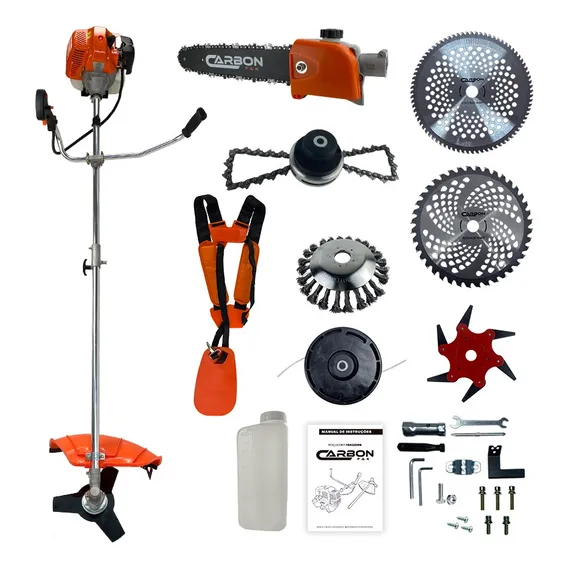 Roçadeira Multifuncional Completa 52cc Carbon Fak Foto 1