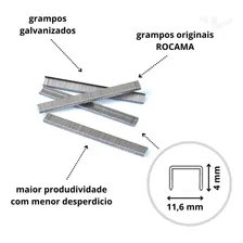 Rocama - Caixa Com 3000 Grampos 106/4 Foto mini  3