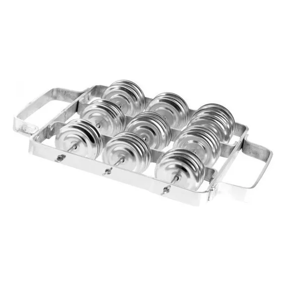 Rocar Com Platinelas Em Aço Galvanizado 21cm Torelli Rr-21 Foto 1