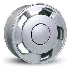Roda 17 4x100 Orbital Aro 17 + Bicos (jogo) Cor Plata Diamantado Foto mini 1