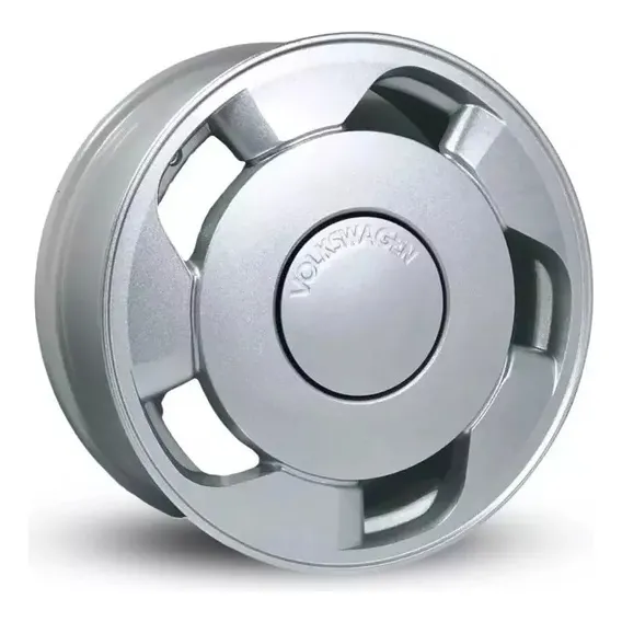 Roda 17 4x100 Orbital Aro 17 ( Jogo) Gol Saveiro Voyage Cor Prata Diamante Foto 1