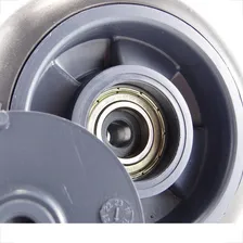 Roda 412 Carrinho Supermercado Rodinha 4 Pol RodĂzio - 4 Pç Foto mini 3