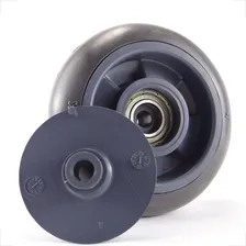 Roda 412 Carrinho Supermercado Rodinha 4 Pol RodĂzio - 4 Pç Foto mini 4