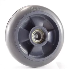 Roda 512 Carrinho Supermercado Rodinha 5 Pol Rodízio 4 Pç York 30 mm Yorkplast Schioppa Colson Quite Condomínio Reforma Polegada Rodcar Rolamento Esfera PVC Foto mini  3