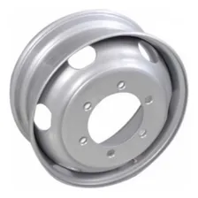 Roda 6 Furos Aro 17.5 Pneu 215/75r Sem Câmara Ford Cargo Foto mini 2