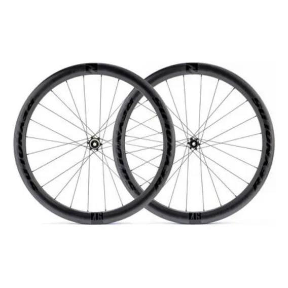 Roda 700c Reynolds Ar46 Carbono Nucleo Shimano Para Disco Cor Preto Foto 1