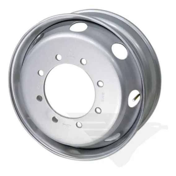 Roda 8 Furos 275 Aro 22.5 Pneu Sem Câmara Foto 1