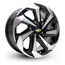 Roda Aro 13 4x100 Celta Monza Corsa Classic / Jogo + Bicos Cor Preta Diamantada Foto mini 1