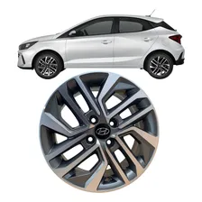 Roda Aro 15 4x100 Grafite Diamantada (uni) Hyundai Hb20 Novo. Foto mini 1