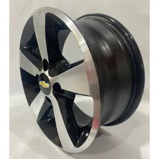 Roda Aro 15 4x100 K27 Gm Krmai Preto Diamante 4 Rodas Jogo Cor Preta Diamantada Foto mini  3