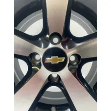 Roda Aro 15 4x100 K27 Gm Krmai Preto Diamante 4 Rodas Jogo Cor Preta Diamantada Foto mini  2