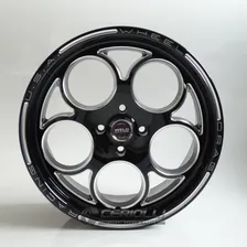 Roda Aro 15 Weld Magnun 15x7 4x100 Gol Chevette Cor Preta Diamantado Foto mini 2