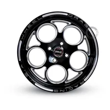 Roda Aro 15 Weld Magnun 15x7 4x100 Gol Chevette Cor Preta Diamantado Foto mini 1