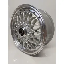 Roda Aro 15x6 Bbs 4x100/108 Brw 900 / Valor Unitário Cor Prata 4x100/4x108 Foto mini  3
