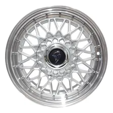 Roda Aro 15x6 Bbs 4x100/108 Brw 900 / Valor Unitário Cor Prata 4x100/4x108 Foto  mini 1