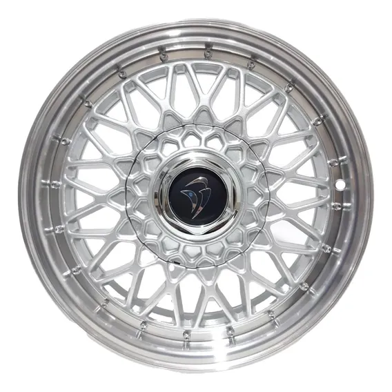 Roda Aro 15x6 Bbs 4x100/108 Brw 900 / Valor Unitário Cor Prata 4x100/4x108 Foto 1