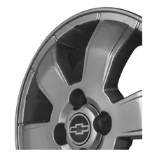 Roda Aro 15x6 Montana Sport 4x100 Prata Krmai R15 / Unidade Cor Grafite Fosco Foto mini  2