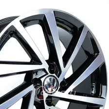 Roda Aro 17 R Seven Gol Saveiro 4x100 Zk780 Tala 6 / Jogo Cor Preto Diamantado 4x100 Foto mini 3