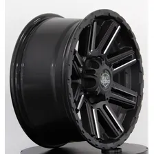 Roda Aro 18 Off Road 6x139 Ranger S10 Hilux Or-04 Raw / Jogo Cor Preto Fosco Foto mini 2
