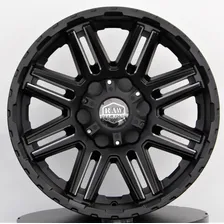 Roda Aro 18 Off Road 6x139 Ranger S10 Hilux Or-04 Raw / Jogo Cor Preto Fosco Foto mini 3