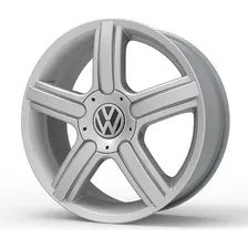 Roda Aro 18 Tala 6 Volcano Space Furação 5x100 Cor Prata Foto mini 1