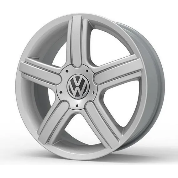 Roda Aro 18 Tala 6 Volcano Space Furação 5x100 Cor Prata Foto 1
