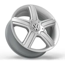Roda Aro 18 Tala 6 Volcano Space Furação 5x100 Cor Prata Foto mini 2
