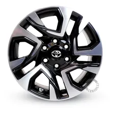 Roda Aro 18 Toyota Sw4 Hilux S39 / Valor Unitário Cor Preto Diamantado 6x139 Foto mini 1