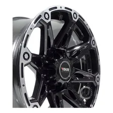 Roda Aro 18 Tuff T01 6x139 S10 Ranger Hilux L200 (4 Rodas) Cor Preto Diamantado Foto mini 4
