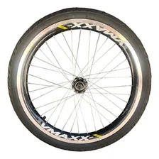 Roda Aro 20 Completa Roda Bicicleta Aro 20 V-maxx Bike Cor Preto Foto mini 3