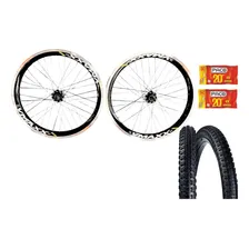 Roda Aro 20 Completa Roda Bicicleta Aro 20 V-maxx Bike Cor Preto Foto mini 1