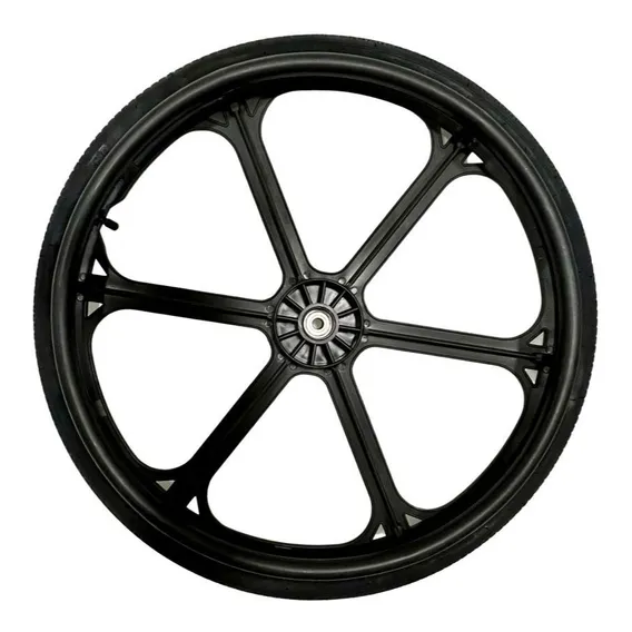 Roda Aro 24 Completa Com Pneu Inflável P/cadeira De Rodas Foto 1