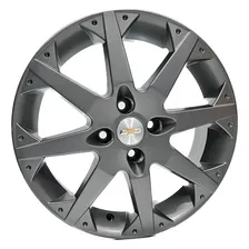 Roda Astra Ss Aro 16 4x100 M21 + Bico Cor Grafite Fosco Foto mini  3