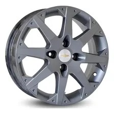 Roda Astra Ss Aro 16 4x100 M21 + Bico Cor Grafite Fosco Foto mini  2