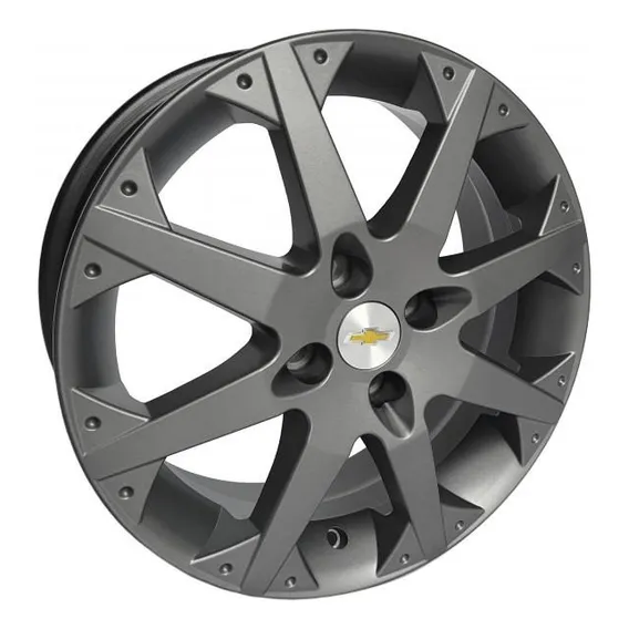 Roda Astra Ss Aro 16 4x100 M21 + Bico Cor Grafite Fosco Foto 1