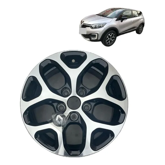 Roda Avulsa Aro 17 Renault Captur Intense (5266) Foto 1