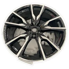 Roda Bmw X7 Aro 22 (dianteira) Tala 9,5 Cor Preto Foto mini 1