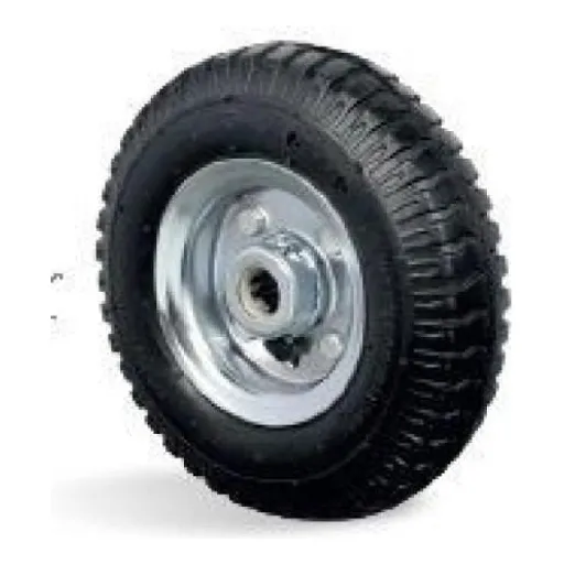 Roda Borracha Maciça Para Carrinhos R 250x4 Pmr Até 200 Kgs Foto 1